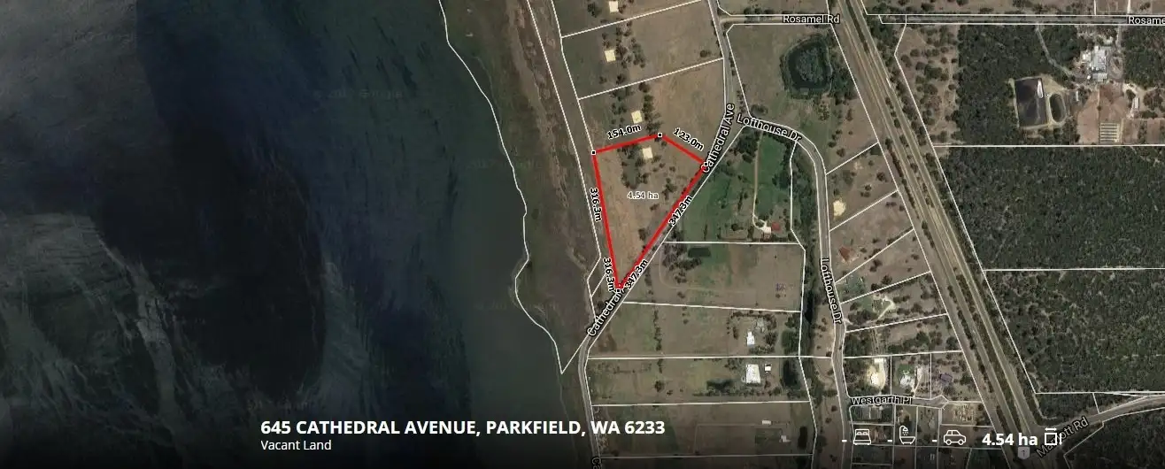 Main view of Homely land listing, 645 Cathedral Avenue, Parkfield WA 6233
