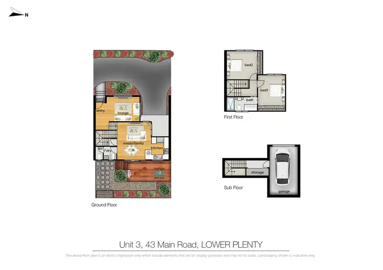 Sixth view of Homely townhouse listing, 1 - 4 43 Main Road, Lower Plenty VIC 3093