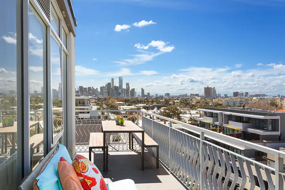 Main view of Homely apartment listing, 605E/126 Rouse Street, Port Melbourne VIC 3207