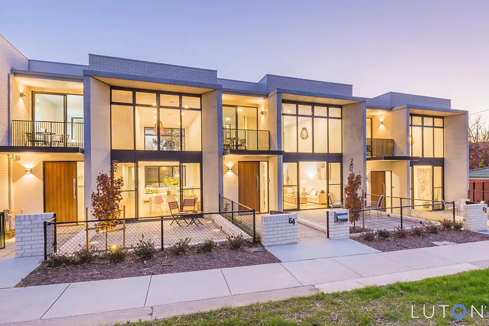 Main view of Homely townhouse listing, 64 Jervois Street, Deakin ACT 2600