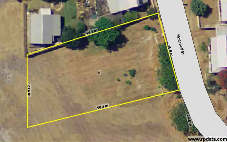 Main view of Homely land listing, 5 McDowell Street, Yarloop WA 6218