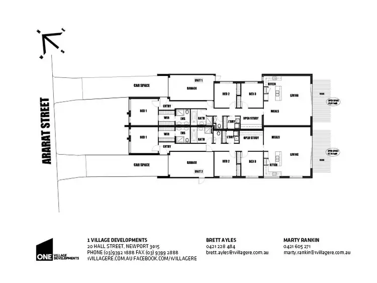 Second view of Homely townhouse listing, 1 & 2/21 Ararat Street, Altona North VIC 3025