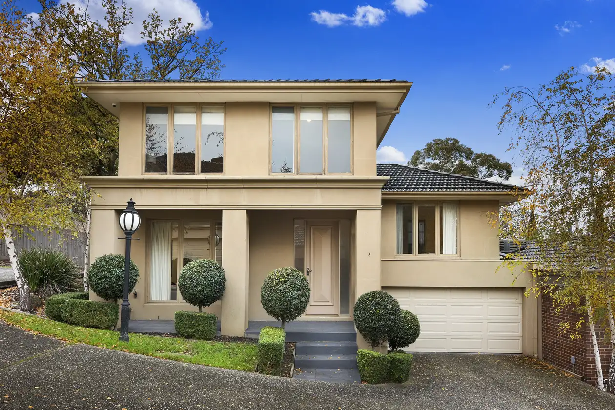 Main view of Homely townhouse listing, 3/8-10 Malcolm Crescent, Doncaster VIC 3108