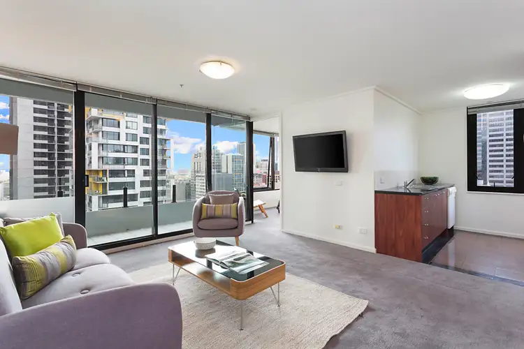 Main view of Homely apartment listing, 2409/668 Bourke Street, Melbourne VIC 3000