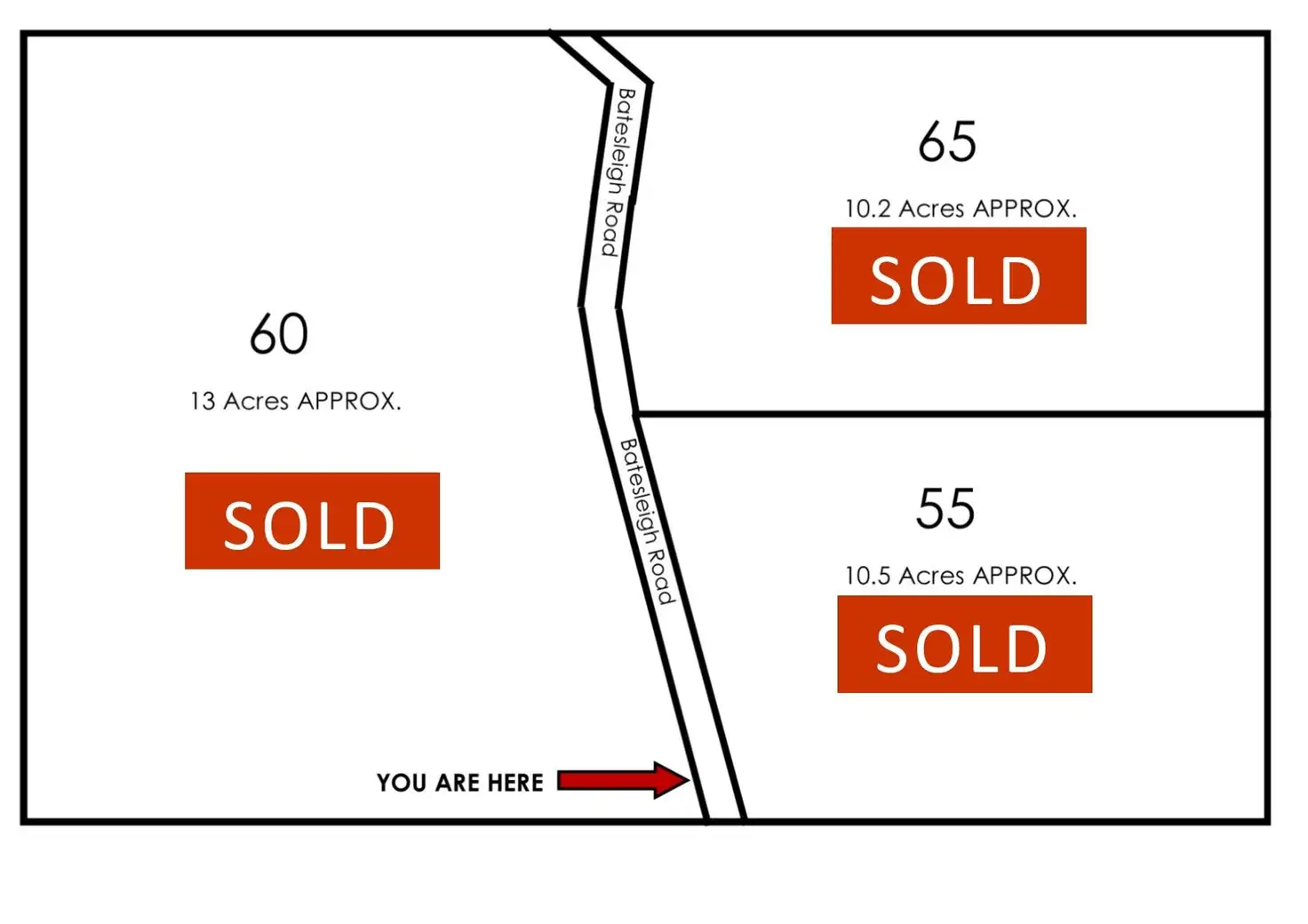 Main view of Homely land listing, 55-60-65 Batesleigh Road, Selby VIC 3159