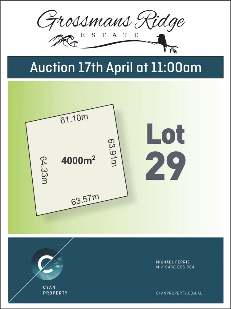 Main view of Homely land listing, Lot 29/460 Grossmans Road, Bellbrae VIC 3228