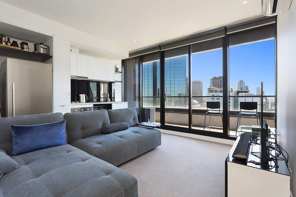 Main view of Homely apartment listing, 2704/7 Katherine Place, Melbourne VIC 3000