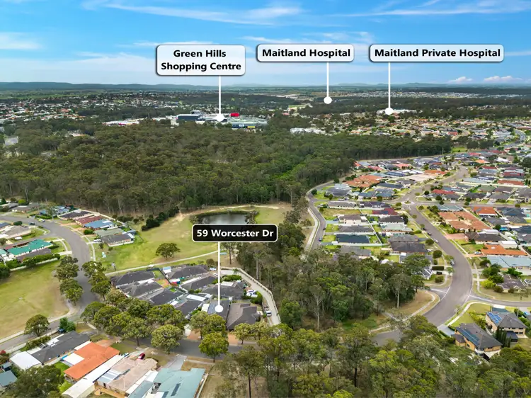 Second view of Homely house listing, 59 Worcester Drive, East Maitland NSW 2323