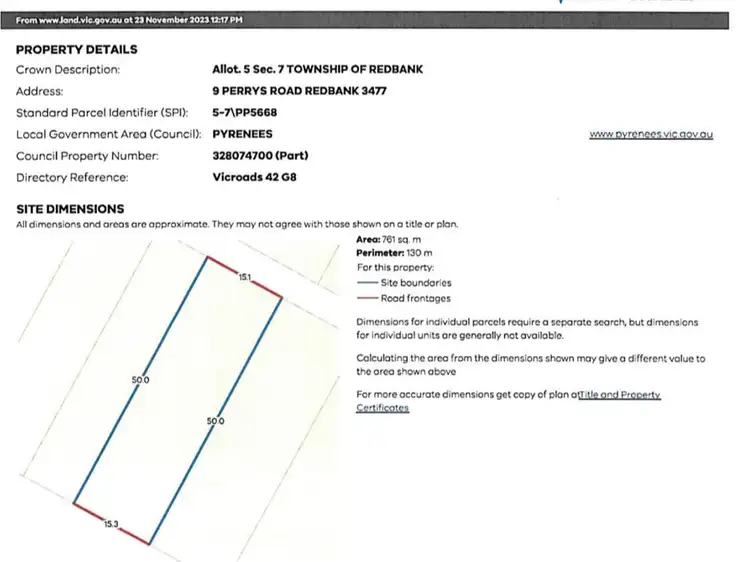 Sixth view of Homely land listing, 56 Navarre Street, Redbank VIC 3477
