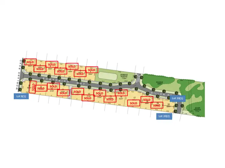Main view of Homely land listing, Lots 8-20 27-31 Worland Road, Wangaratta VIC 3677