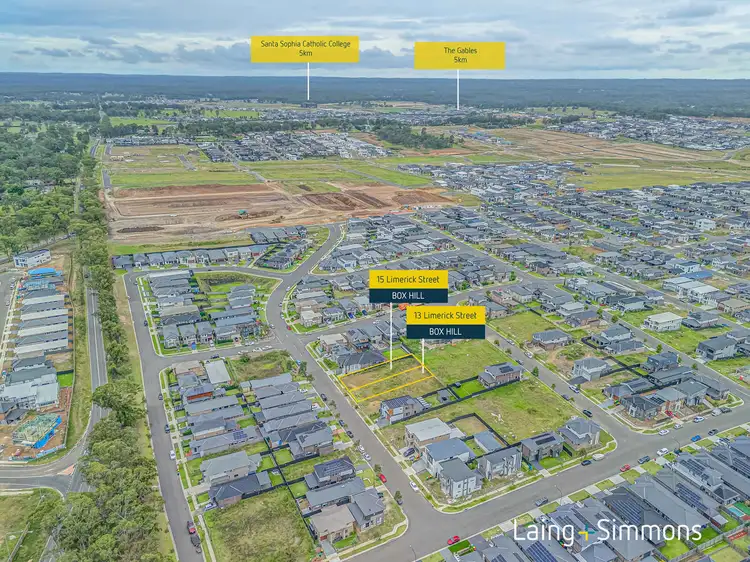Third view of Homely land listing, 13 Limerick Street, Box Hill NSW 2765