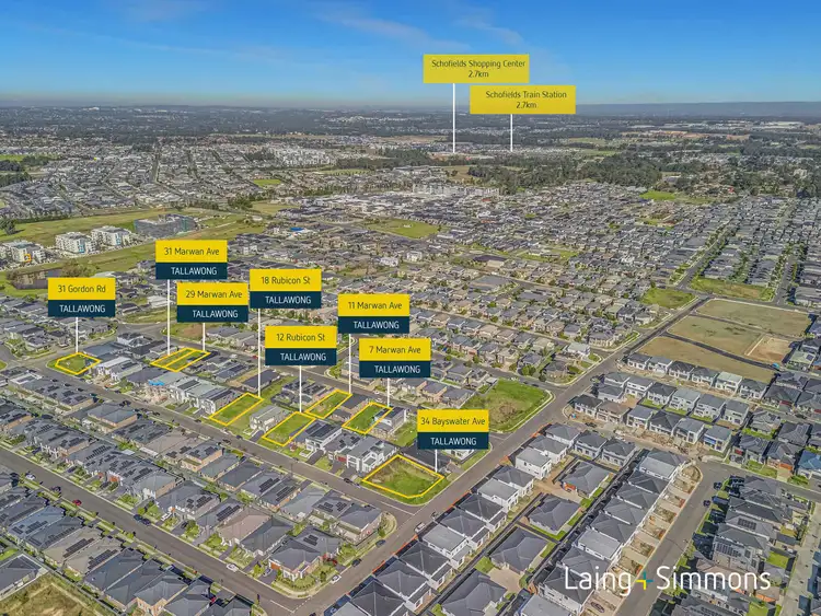 Third view of Homely land listing, 10 Vacant Lots Quill St, Riverstone, Gordon Rd, Marwan Ave, Rubicon St & Bayswater Ave,, Tallawong NSW 2762