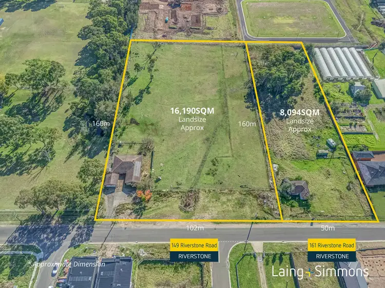Main view of Homely land listing, 149 & 161 Riverstone Road, Riverstone NSW 2765