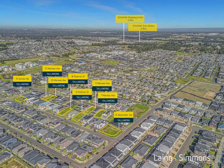 Third view of Homely land listing, 18 Rubicon Street, Tallawong NSW 2762