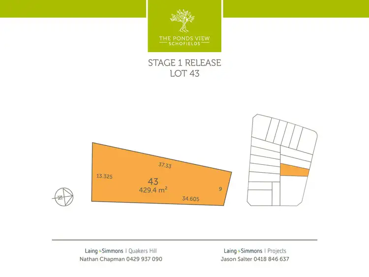 Main view of Homely land listing, lot 43 Hambledon Road, Schofields NSW 2762