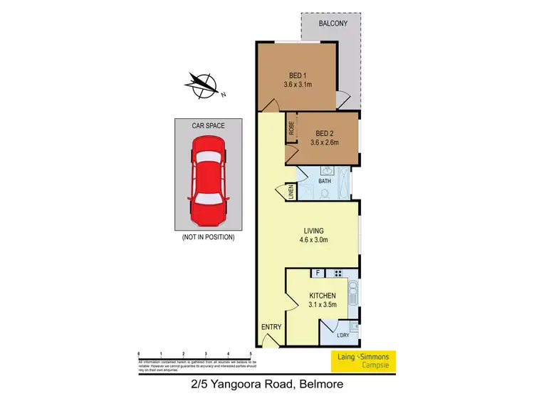 Second view of Homely unit listing, 2/5. Yangoora Road, Belmore NSW 2192