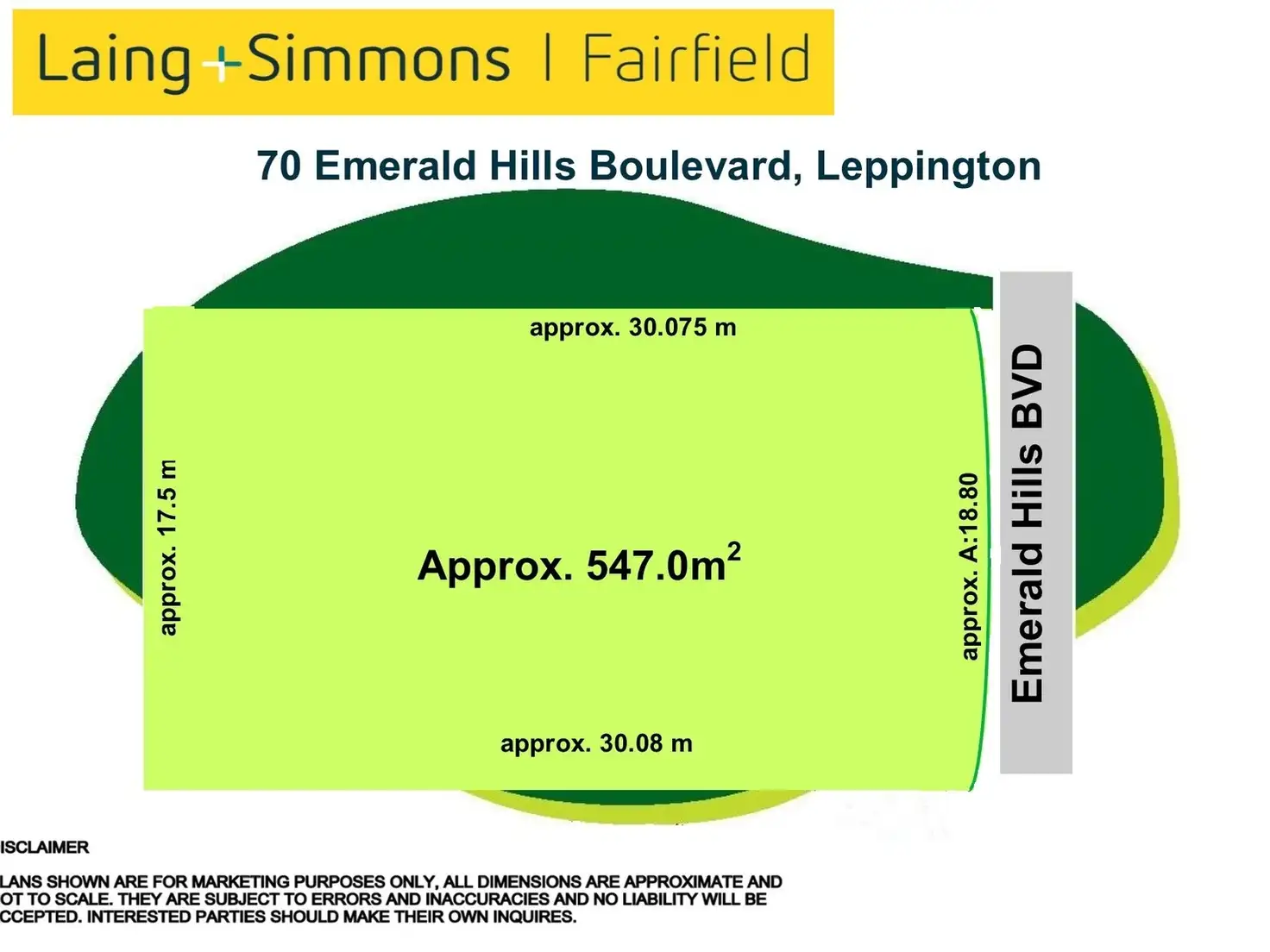 Main view of Homely land listing, 70 Emerald Hills Boulevard, Leppington NSW 2179