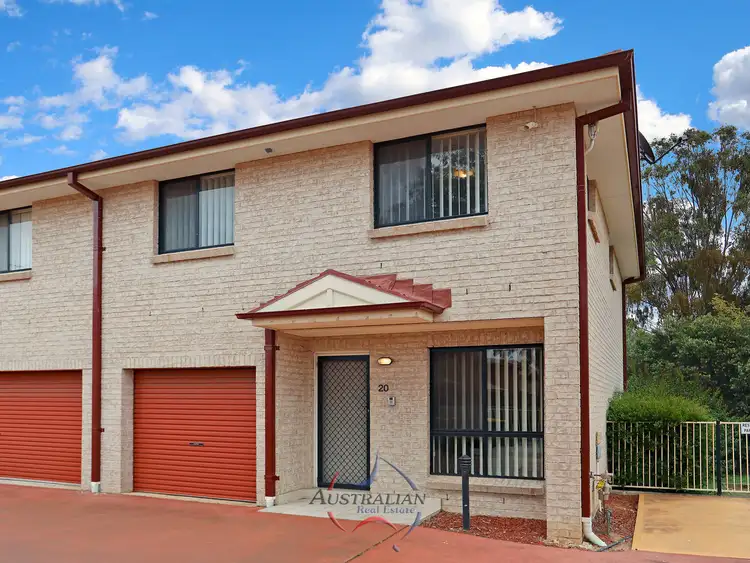 Main view of Homely townhouse listing, 20/38 Hillcrest Road, Quakers Hill NSW 2763