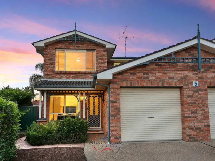 Main view of Homely semi-detached listing, 5a Tunis Place, Quakers Hill NSW 2763