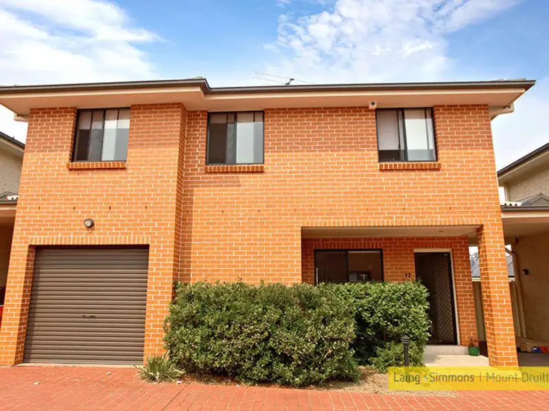 Main view of Homely townhouse listing, 17/29-31 O'Brien Street, Mount Druitt NSW 2770