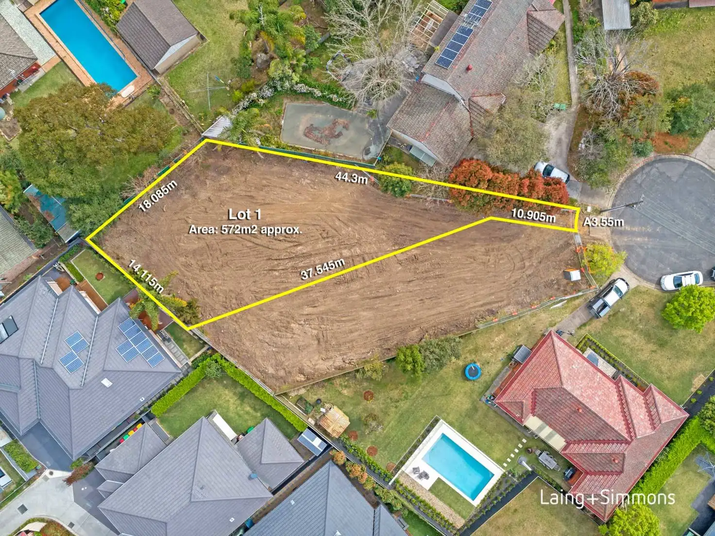 Main view of Homely land listing, 1/5 Selwyn Close, Pennant Hills NSW 2120