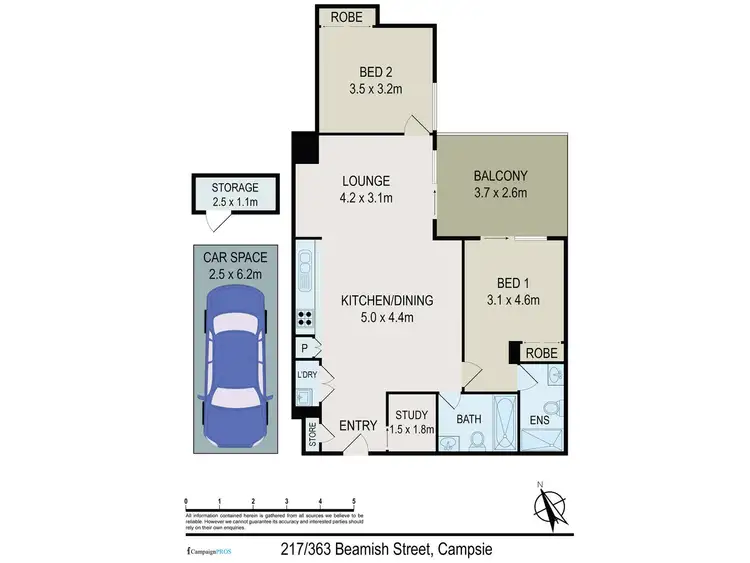 Seventh view of Homely apartment listing, 217/363 Beamish St, Campsie NSW 2194