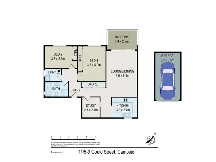 Seventh view of Homely apartment listing, 11/7 Gould Street, Campsie NSW 2194