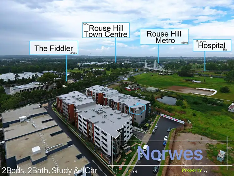 Second view of Homely apartment listing, C320/5 Adonis Ave, Rouse Hill NSW 2155