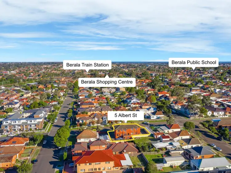 Second view of Homely block of units listing, 1-4/5 Albert Street, Berala NSW 2141