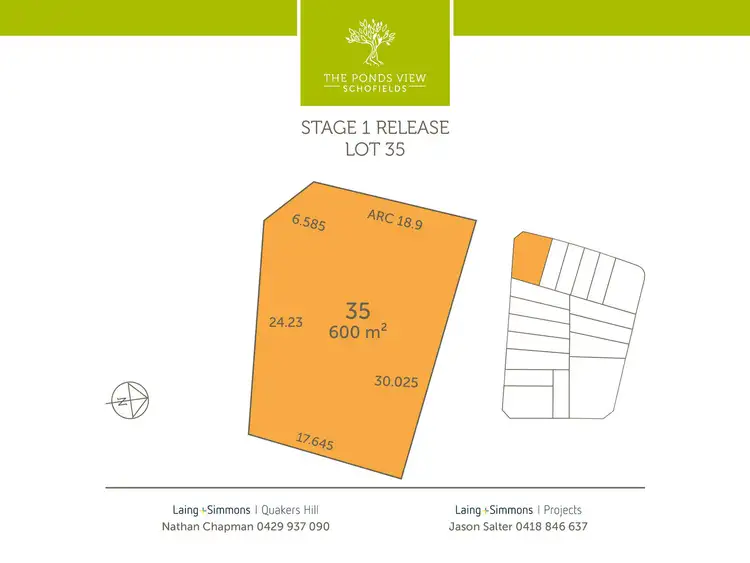 Main view of Homely land listing, Lot 35 Proposed Road, Schofields NSW 2762