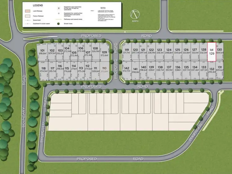 Main view of Homely land listing, lot 129/11-13 Boundary Road, Box Hill NSW 2765