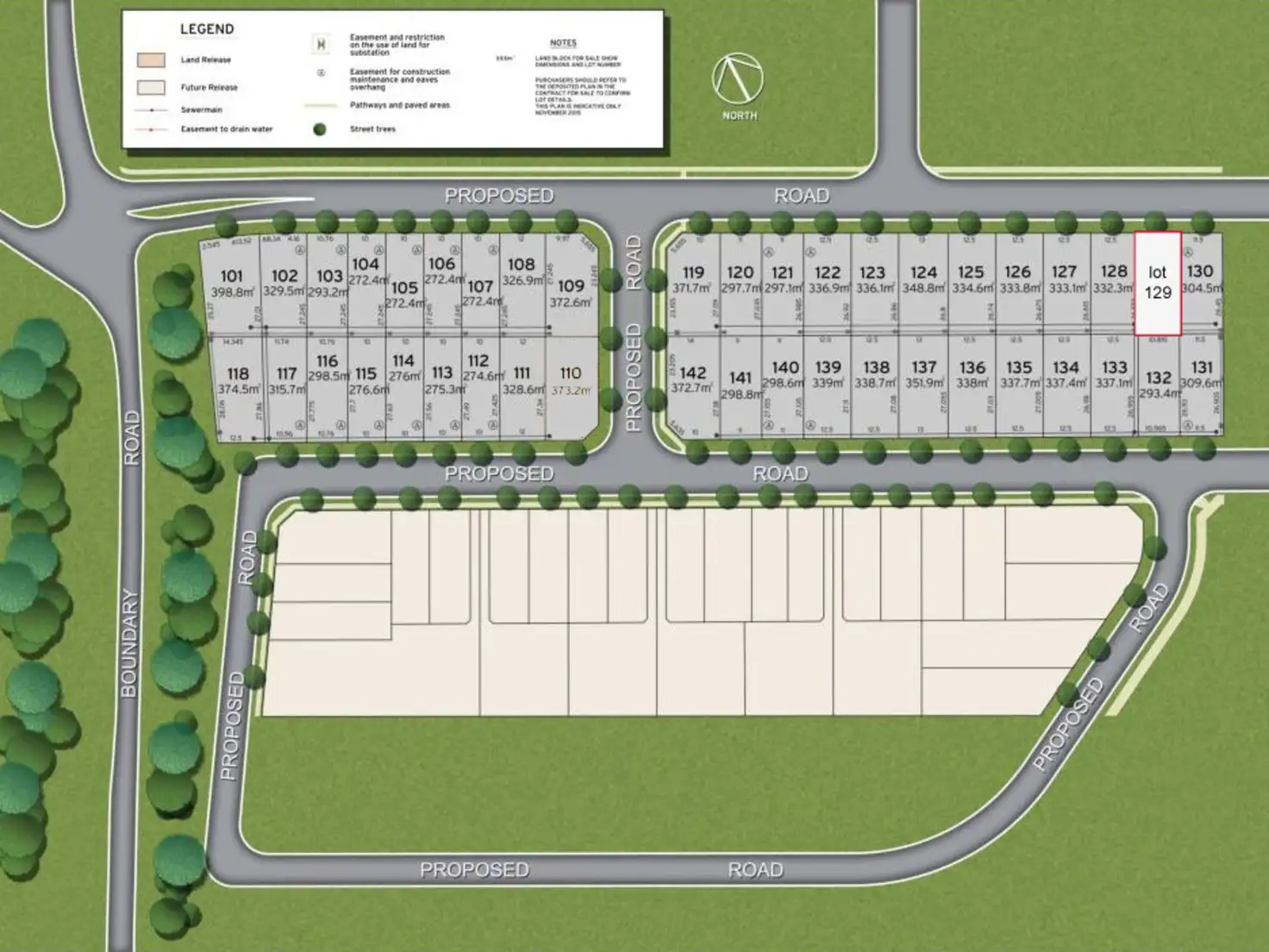 Main view of Homely land listing, lot 129/11-13 Boundary Road, Box Hill NSW 2765