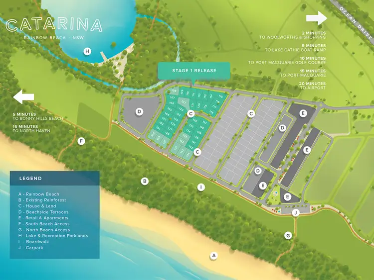 Third view of Homely land listing, Lot 140 Catarina Village Ocean Drive, Lake Cathie NSW 2445