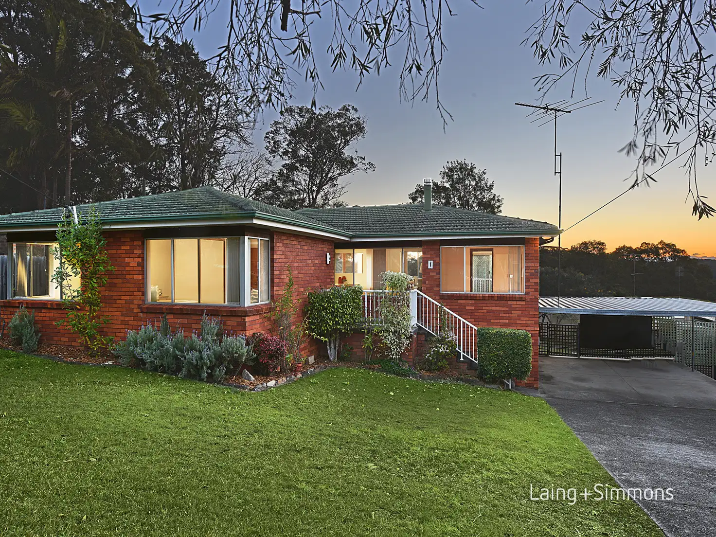 Main view of Homely house listing, 1 Meluca Crescent, Hornsby Heights NSW 2077