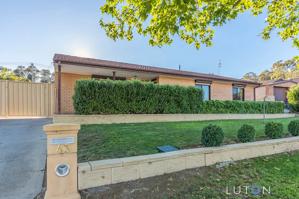 Main view of Homely house listing, 43 Scantlebury Crescent, Theodore ACT 2905