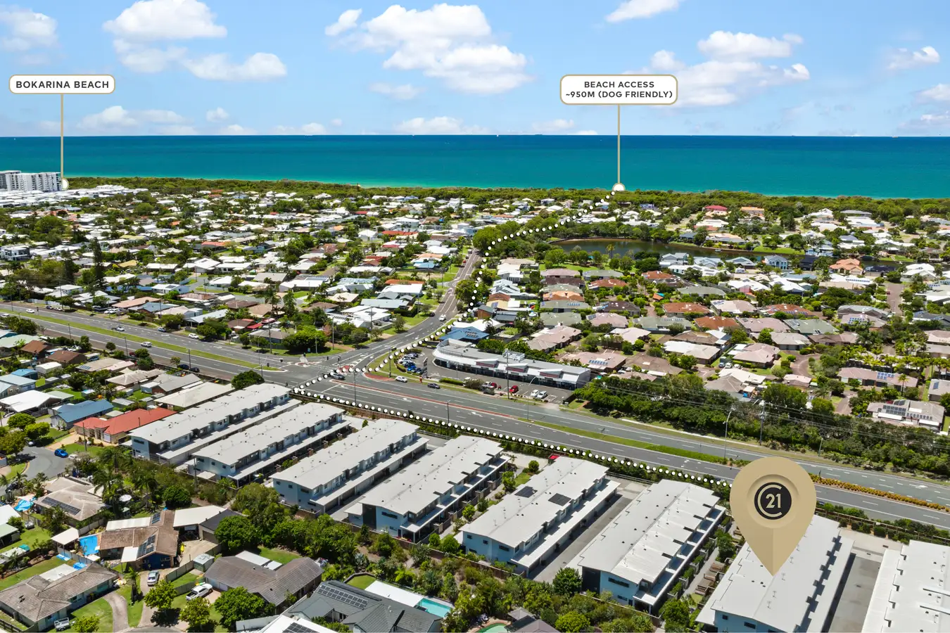 Main view of Homely townhouse listing, 20/1a Regatta Boulevard, Wurtulla QLD 4575