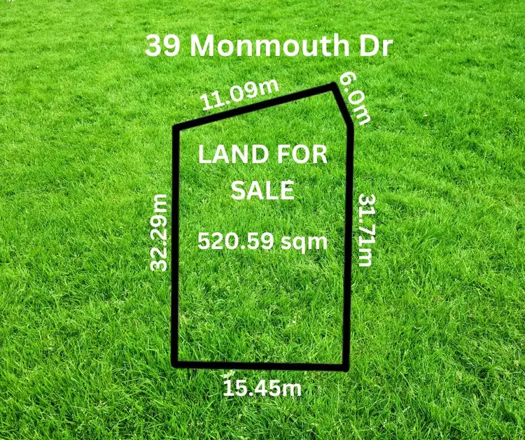 Main view of Homely land listing, 39 Monmouth Drive, Box Hill NSW 2765