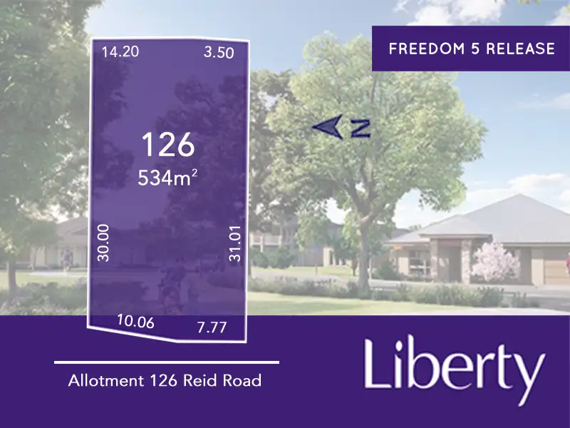 Main view of Homely land listing, Lot 126 Reid Road, Two Wells SA 5501
