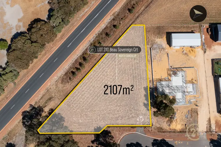 Main view of Homely land listing, 1 Beau Sovereign Court, North Dandalup WA 6207