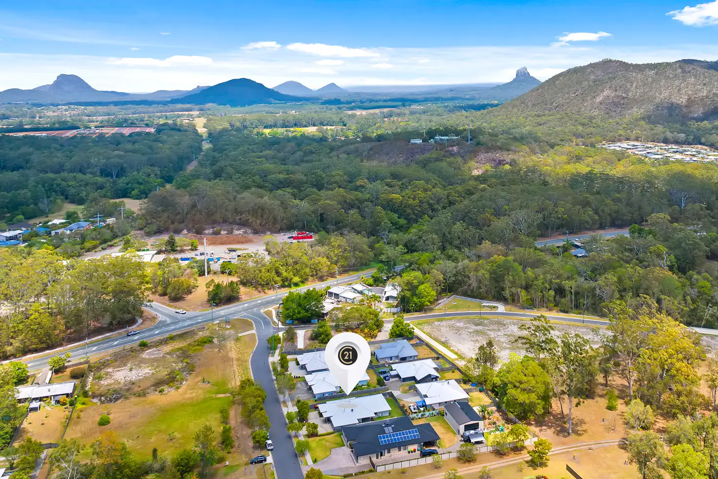 Main view of Homely semi-detached listing, 1 and 2/15 Bilenda Close, Beerwah QLD 4519