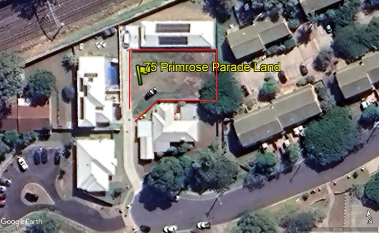 Main view of Homely land listing, 75 Primrose Parade, Wynnum West QLD 4178