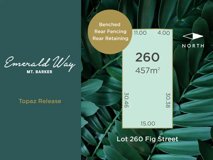 Lot 260 Fig Street (Topaz Release), Mount Barker SA 5251