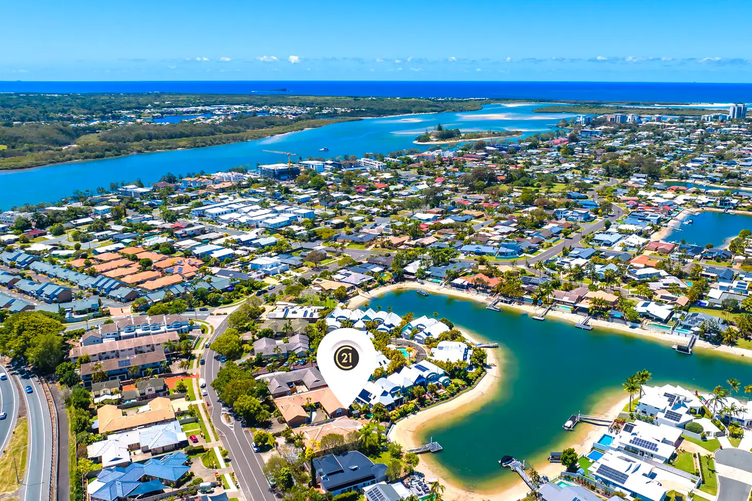 Main view of Homely semi-detached listing, 1/26 Maroochy Waters Drive, Maroochydore QLD 4558
