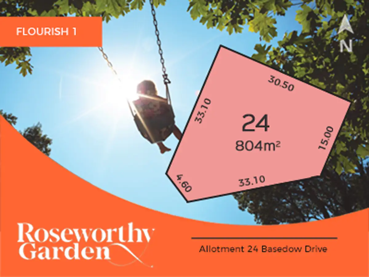 Main view of Homely land listing, Lot 24 Basedow Drive (Flourish Stage 1), Roseworthy SA 5371