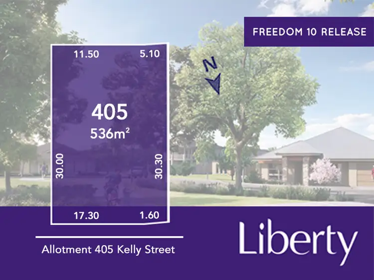 Main view of Homely land listing, Lot 405 Kelly Street (Stage 10), Two Wells SA 5501