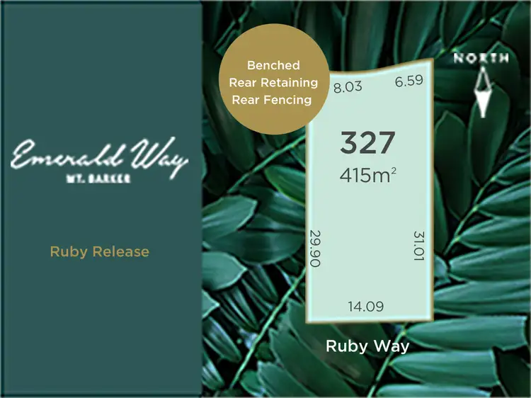 Lot 327 Ruby Way, Mount Barker SA 5251