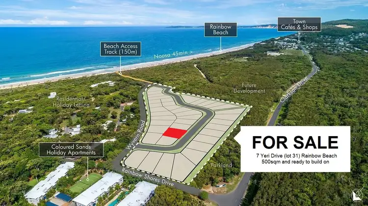 Second view of Homely land listing, 7 Yeri Drive, Rainbow Beach QLD 4581