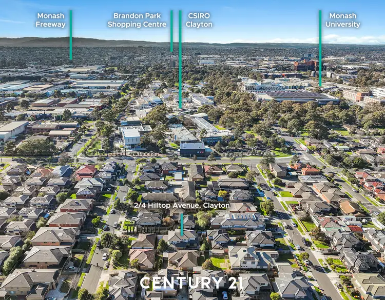 Second view of Homely townhouse listing, 2/4 Hilltop Avenue, Clayton VIC 3168