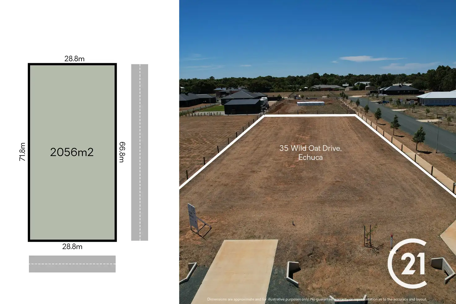 Main view of Homely land listing, 35 Wild Oat Drive, Echuca VIC 3564