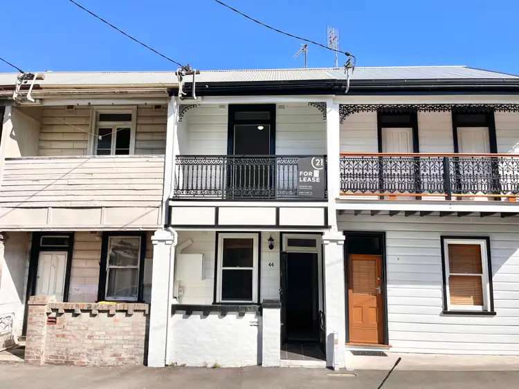 Main view of Homely townhouse listing, 44 Railway Street, Cooks Hill NSW 2300